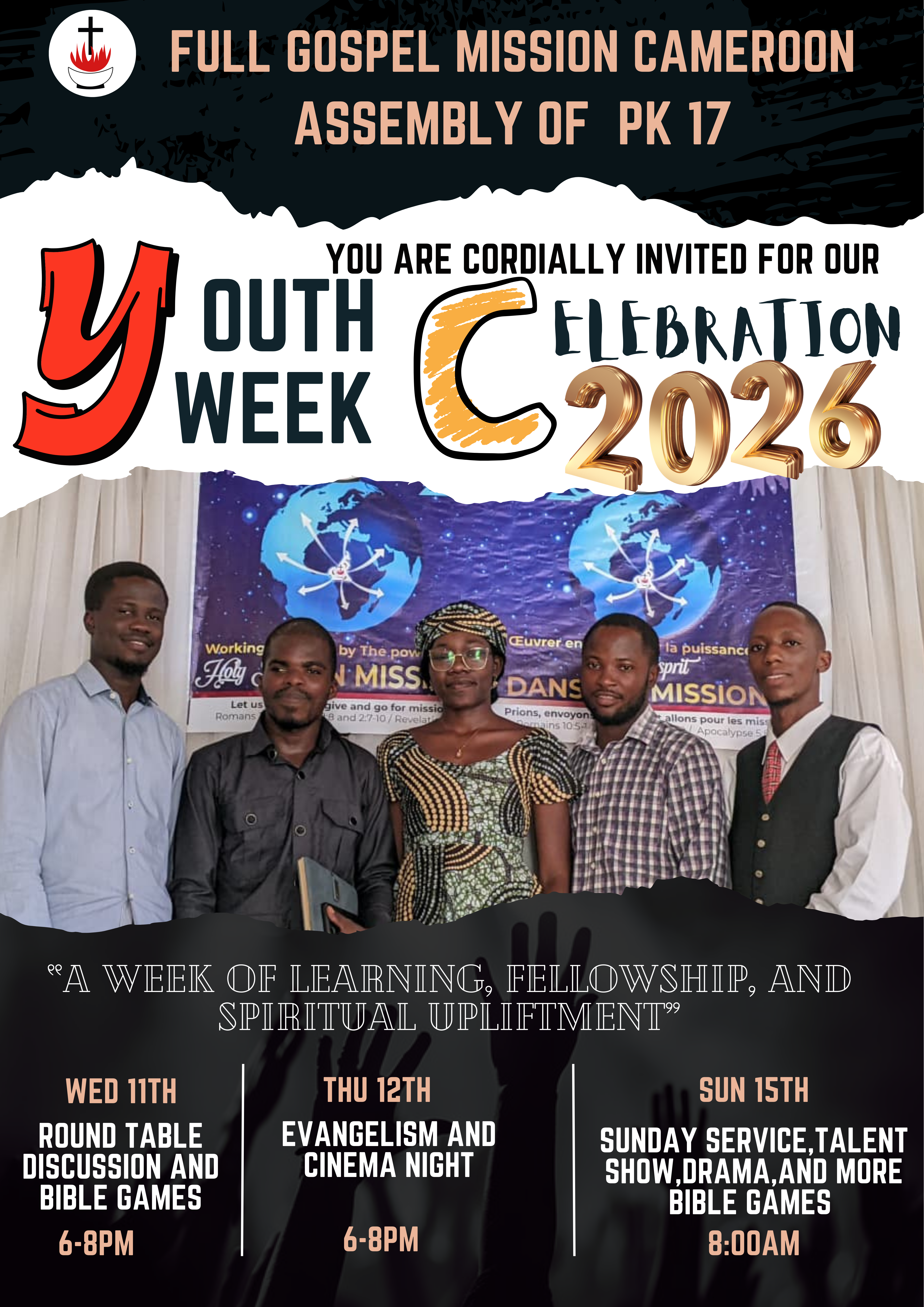 English certificate or flyer design