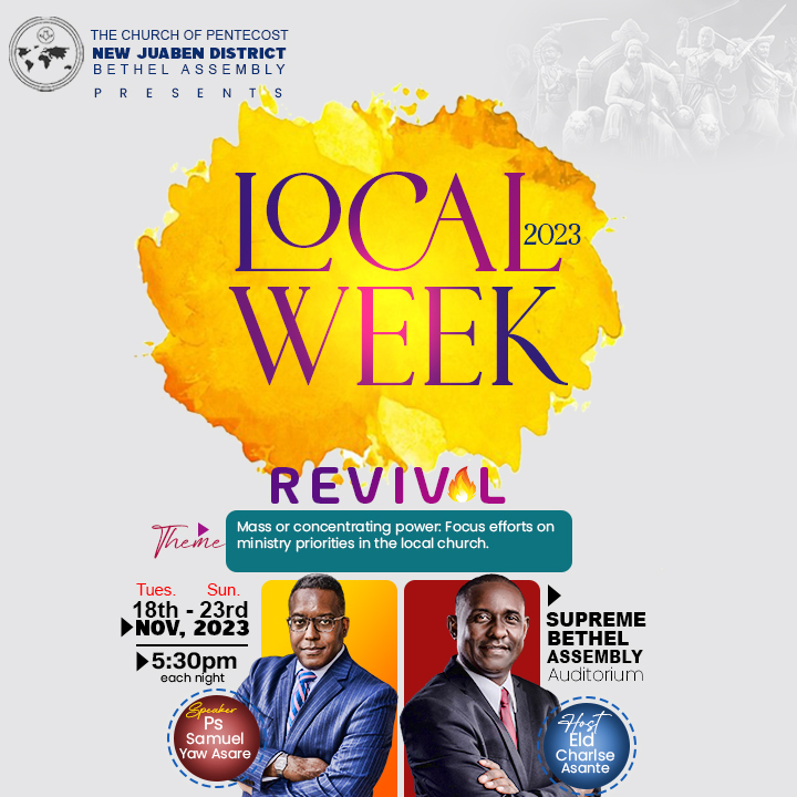 Revival event flyer design